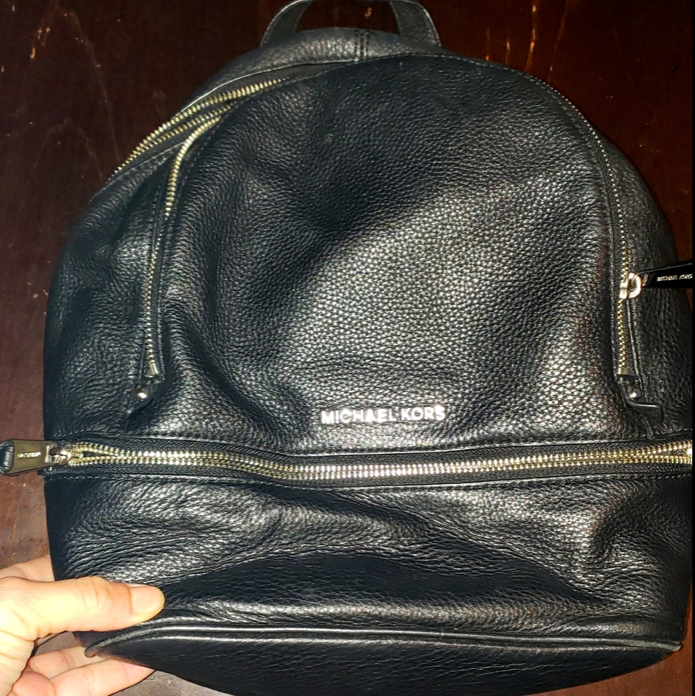 Michael Kors Mini Backpack- Black